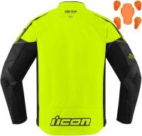 Icon - Icon Hooligan Jacket - 2820-5300 - Hi-Viz - 2XL - Image 2
