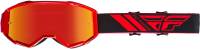 Fly Racing - Fly Racing Zone Youth Goggles - 37-5164 - Red / Red Mirror/Smoke Lens - OSFM - Image 1