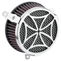 Cobra - Cobra Cross Air Cleaner Kit - Chrome - 606-0100-02 - Image 1