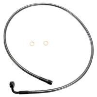 Magnum - Magnum Black Pearl Designer Series ABS Front Upper Brake Line - 10mm. 90deg. Banjo - 36in. - AS47236 - Image 1