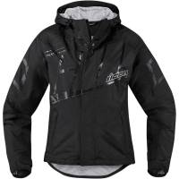 Icon - Icon PDX 2 Womens Waterproof Jacket - 2854-0189 - Black - Large - Image 1