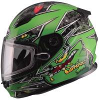 G-Max - G-Max GM49Y Alien Snow Youth Helmet - G2497221 TC-3 - Green - Medium - Image 1
