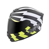 Scorpion - Scorpion EXO-R420 Tracker Helmet - 42-1133 - White/Neon - Small - Image 1