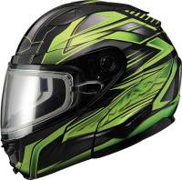 G-Max - G-Max GM64S Carbide Snow Helmet - G2641224 TC-3 - Black/Green - Small - Image 1