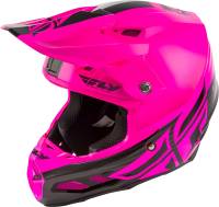 Fly Racing - Fly Racing F2 Carbon MIPS Shield Helmet - 73-4249-6 - Black/Pink - Medium - Image 1