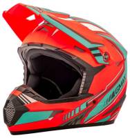 G-Max - G-Max MX46 Uncle Helmet - G3467733 TC-27 - Flat Orange/Teal - X-Small - Image 1