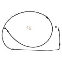 Magnum - Magnum EZ-Align Braided Front Upper ABS Brake Line - Stock - Black Pearl - AS47583 - Image 1