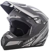 G-Max - G-Max MX46 Uncle Helmet - G3467455 TC-17F - Flat Black/Black/Silver - Medium - Image 1
