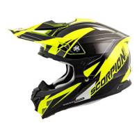 Scorpion - Scorpion VX-35 Krush Helmet - 35-1812 - Neon Yellow/Black - X-Small - Image 1