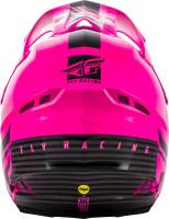 Fly Racing - Fly Racing F2 Carbon MIPS Shield Helmet - 73-4249-7 - Black/Pink - Large - Image 2