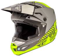 Fly Racing - Fly Racing Kinetic Elite Onset Helmet - 73-8505XS - Matte Black/Gray/Hi-Vis - X-Small - Image 1
