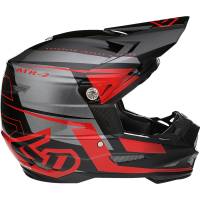 6D - 6D ATR-2 Mach Helmet - 12-3325 - Red/Gray/Black - Small - Image 1