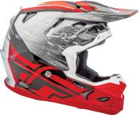 Fly Racing - Fly Racing Toxin Resin Helmet  - 73-8522-7-L - Red/Black - Large - Image 4