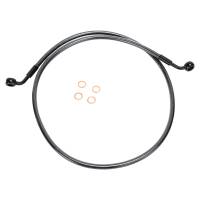 Magnum - Magnum Black Pearl E-Z Align Single Disc Front Brake Line - 60deg. Top Angle - 48in - 46648SW - Image 1