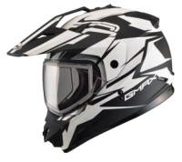 G-Max - G-Max GM11S Snow Sport Vertical Helmet - G2111435 F.TC-15 - Flat Black/White - Medium - Image 1