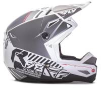 Fly Racing - Fly Racing Kinetic Elite Onset Youth Helmet - 73-8500YL - Matte White/Gray - Large - Image 1