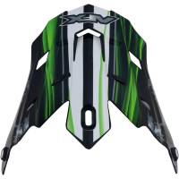 AFX - AFX Peak for FX-17 Helmets - Inferno Black Green - 0132-0805 - Image 1