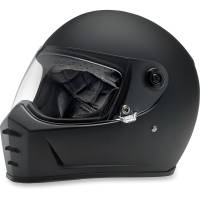 Biltwell Inc. - Biltwell Inc. Lane Splitter Solid Helmet - 1004-201-102 - Flat Black - Small - Image 1