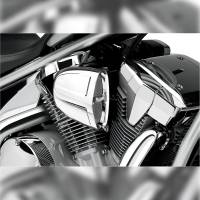 Cobra - Cobra PowrFlo Air Intake Kit - Chrome - 06-0225 - Image 1