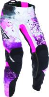 Fly Racing - Fly Racing Kinetic Womens Race Pants (2017) - 370-63205 - Pink/Purple - 3-4 - Image 1