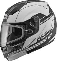 G-Max - G-Max MD04 Quadrant Snow Helmet - G2041434 TC-15F - Flat White/Black - Small - Image 1