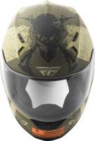Fly Racing - Fly Racing Revolt FS Liberator Helmet - 73-8373-3 - Matte Brown/Orange - Medium - Image 3