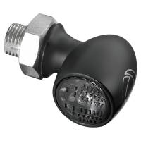 Kuryakyn - Kuryakyn Atto Front Marker Light by Kellermann - Smoke Lens/White LED/Satin Black Housing - 2526 - Image 1
