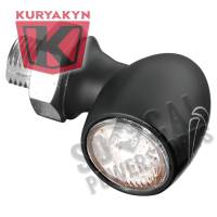Kuryakyn - Kuryakyn Atto Front Marker Light by Kellermann - Smoke Lens/White LED/Satin Black Housing - 2526 - Image 2