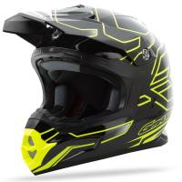 G-Max - G-Max MX86 Step Helmet - G3862683 TC-24 - Black/Hi-Viz Yellow - X-Small - Image 1