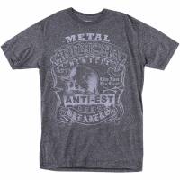Metal Mulisha - Metal Mulisha Mock T-Shirt - M455S18434CHAM - Mock Charcoal - Medium - Image 1