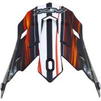 AFX - AFX Peak for FX-17 Helmets - Inferno Black Red - 0132-0804 - Image 1