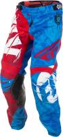 Fly Racing - Fly Racing Kinetic Outlaw Youth Pants - 371-53218 - Red/Blue - 18 - Image 2
