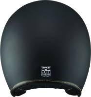 Fly Racing - Fly Racing .38 Solid Helmet - 73-8231L - Matte Black - Large - Image 2