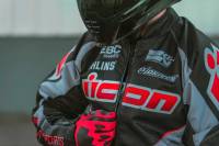Icon - Icon Hooligan Gloves - 3301-3873 - Red - Medium - Image 3