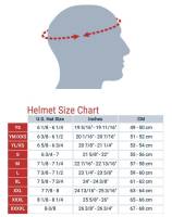 G-Max - G-Max FF88 Derk Helmet - G1880396 TC-12F - Flat Black/Silver - Large - Image 2