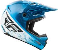 Fly Racing - Fly Racing Kinetic K120 Helmet - 73-8621XS - Blue/White/Red - Small - Image 4