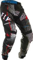 Fly Racing - Fly Racing Lite Glitch Pants - 373-73428 - Black/Red/Blue - 28 - Image 1