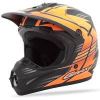 G-Max - G-Max GM46.2 Race Youth Helmet - G3466690 TC-26F - Flat Black/Hi-Viz Orange - Small - Image 1