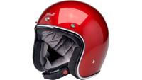 Biltwell Inc. - Biltwell Inc. Bonanza Solid Helmet - 1001-351-201 - Red - X-Small - Image 1