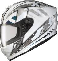 Scorpion - Scorpion EXO-R420 Distiller Helmet - 42-1505 - White/Silver - Large - Image 1