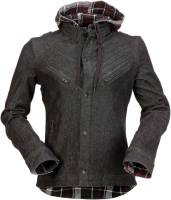 Z1R - Z1R Timberella Denim Womens Shirt - 2840-0097 - Black/White - Small - Image 1