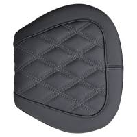Danny Gray - Danny Gray X-Large Pillion Pad for Bigseat - Double Diamond Stitch with Charcoal Gray Thread - 1044DIAAIR - Image 1
