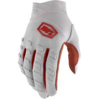 100% - 100% Airmatic Gloves - 10000-00041 - Silver - Medium - Image 1