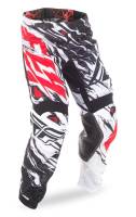 Fly Racing - Fly Racing Kinetic Mesh Pants - 371-33028S - Relapse Black/White/Red - 28 - Image 1