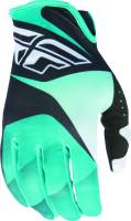 Fly Racing - Fly Racing Lite Gloves (2017) - 370-01013 - Black/White/Teal - 13 - Image 1