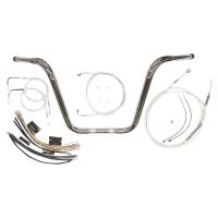 Magnum - Magnum Caliber Ape Hanger Handlebar Installation Kit - 16in. - Chrome - 38825-116 - Image 1