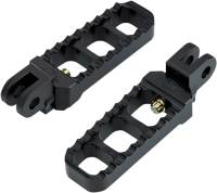 Joker Machine - Joker Machine Adjustable Narrow Serrated Footpegs - Black Anodized - 08-61-4B - Image 1