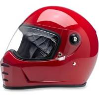Biltwell Inc. - Biltwell Inc. Lane Splitter Solid Helmet - LSREDGLECEMED - Blood Red - Medium - Image 1