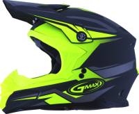 G-Max - G-Max MX86 Revoke Helmet - G3866603 - Matte Gray/Hi-Vis Yellow - X-Small - Image 1