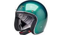 Biltwell Inc. - Biltwell Inc. Bonanza Solid Helmet - 1001-358-202 - Green - Small - Image 1